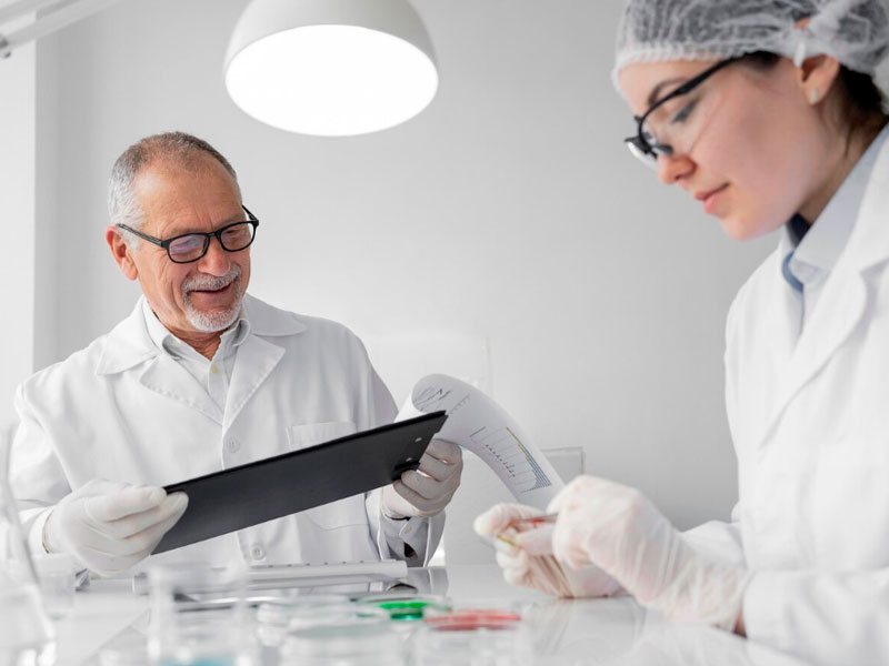 Treinamento prático e laboratoriais